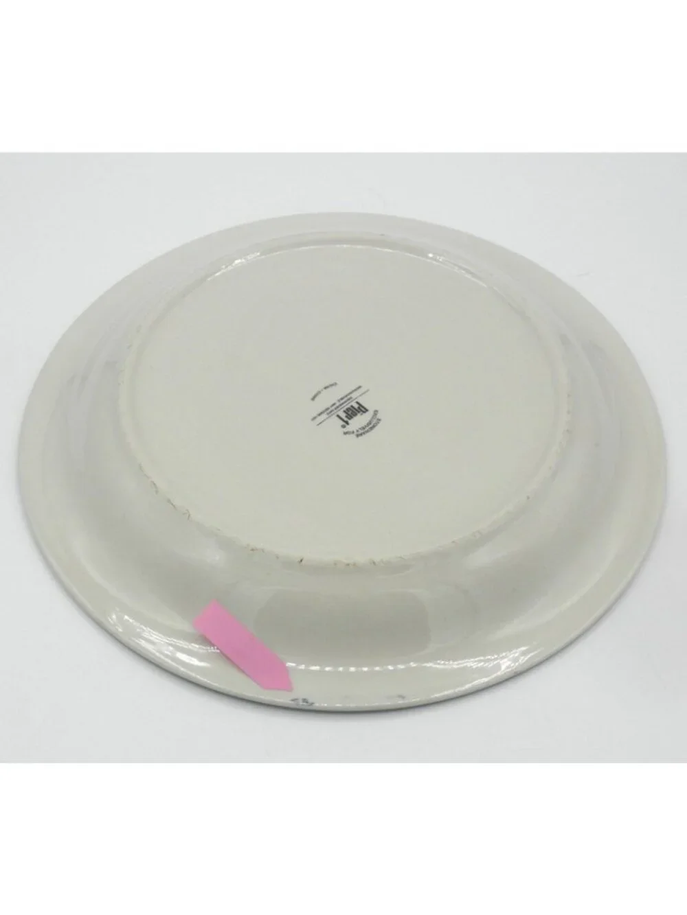 Multi Stripe by Pier 1 Dinner Plates Set of 5 Pattern Code: PERMUS Lot B FLAWS